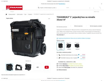 Toughbuilt taška na kolieskach - 3