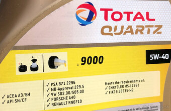 Total Quartz 9000 5w40 5L - 3
