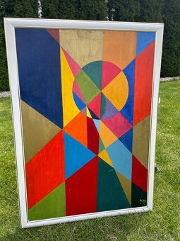 starý obraz -kubizmus - 3