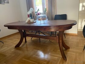 masívny dubový stôl pre 6 osôb - 3