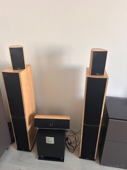 Gramofon + reciever + subwoofer + repraky - 3