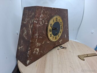 Predám funkčné mramorové komodové hodiny 75 € - 3