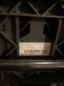 Sedačka na bicykel urban iki rear seat frame mounting - 3