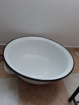 Retro smaltovaný riad - 3