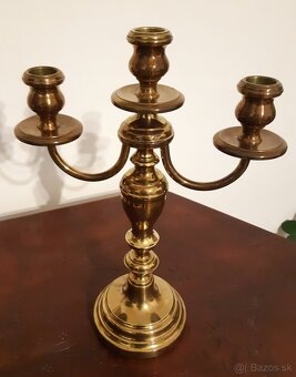 Retro mosadzny svietnik - 3