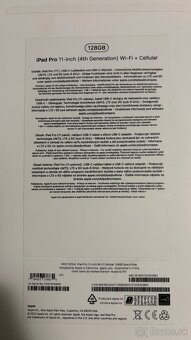 Predám iPad Pro 11" (4. generácia) 128 GB Wi-Fi + Cellular - 3