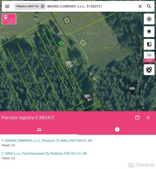 Rezervovane: Pozemok v k.ú. Pribylina - 3