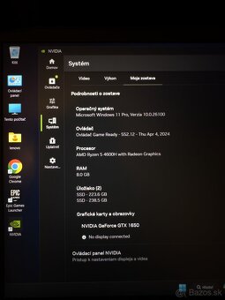 Herný notebook Lenovo Ideapad Gaming 3 - 3