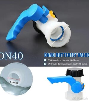 IBC ventil na nádrž 1000l./62 mm - 3