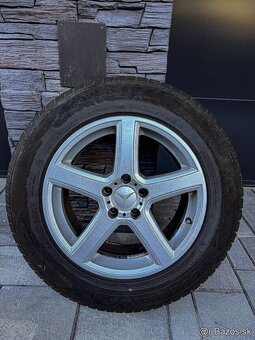Alu disky Mercedes 5x112 + zimné pneu 235/65 R17 - 3