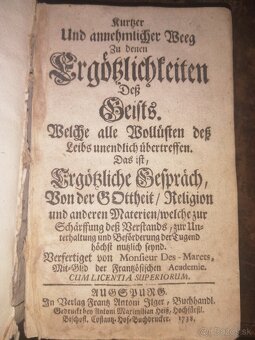 Stará vzácna kniha z roku 1738 - 3