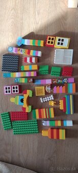 Lego Duplo - veľká sada - 120 ks + postavičky+ podložky - 3