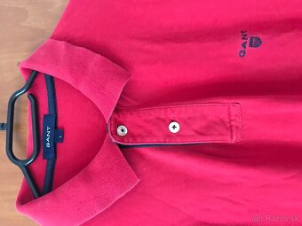 GANT originál Red pánske polotricko dlhy rukav L/XL - 3