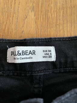 Damske džínsové šortky zn. Pull&Bear , veľkosť M/38/10 - 3