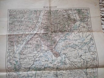 Stara mapa originál Rak.-Uhorsko 1908 Zemplín - 3