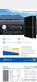 Fotovoltaický panel JA Solar JAM72S20 460 MR BF - 3