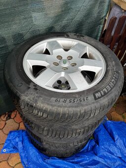 Alu disky R19 5x120 + pneu - 3