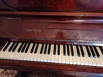 Klavír/piano/pianino A. Proksch, Wien - 3