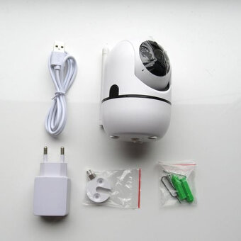 Wifi online smart kamera, baby monitor, bezpečnostná kamera - 3