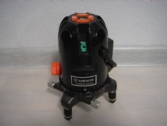 Profi 3D krížový samonivelačný zelený laser DEKO, celokovový - 3