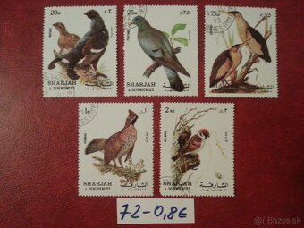 Postove znamky fauna - 3