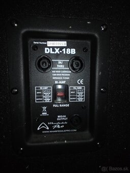 Predám repro Warfedale Pro DLX – 2× DLX-153 + 2× DLX-18 - 3