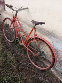 Predám starý cca 52 ročný detský bicykel Pionier - 3