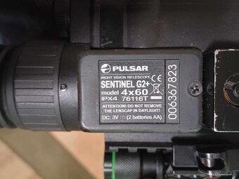 Nočné videnie Pulsar Sentinel G2+ model 4x60 - 3