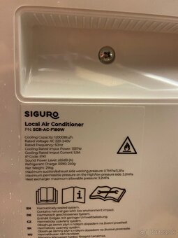 Mobilnú klimatizácia SIGURO 12 000 BTU - 3