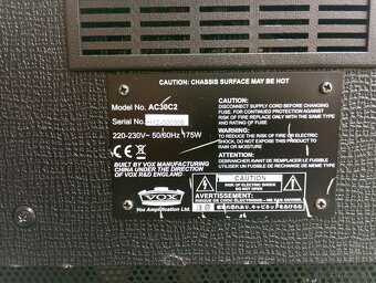 Predám Vox AC 30 c2 - 3