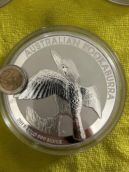strieborne zberatelske 1 kg mince 999 - 3