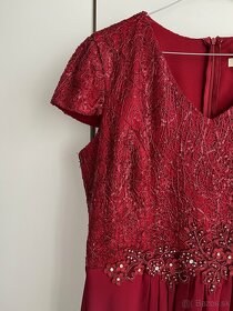 Dámske dlhé spoločenské šaty XL, 93cm obvod v páse - 3