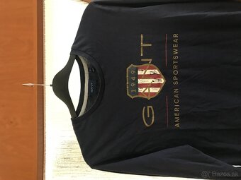 GANT originál modre damske tricko S/M - 3