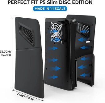 Bočné kryty pre PS5 Slim ( Diskovu verziu ) Nové - 3