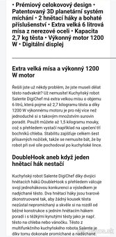 Kuchynský robot Salente Digichef - 3