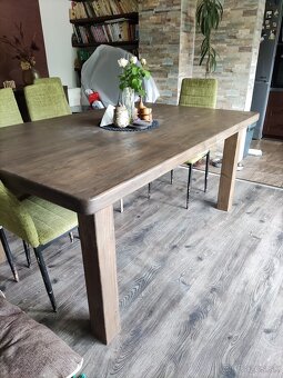 dreveny masivny stol 170x110cm.,200e - 3