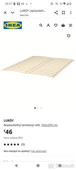 Manželská posteľ IKEA 160 x 200 - 3