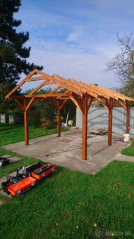 Predám drevenú konštrukciu 3.7x5 m - 3