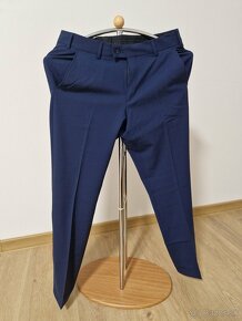 Pánske elegantné nohavice - bledo modré - 3