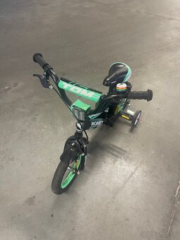 Detský bicykel s pomocnými kolieskami - 3