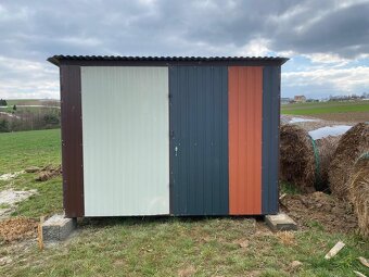 🛠️ Plechová garáž 3×5 m – 3. trieda, rôznofarebná – len 510 - 3