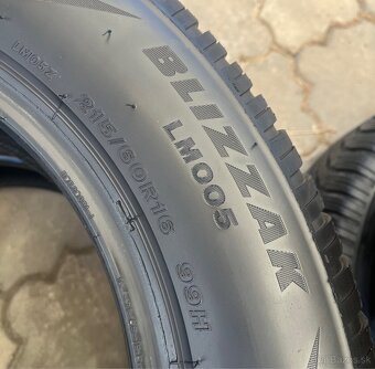 215/60 R16 Zimne Bridgestone - 3