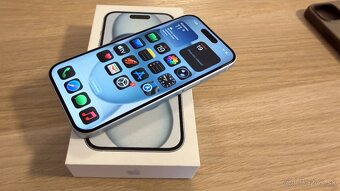 Vymenim predam iPhone 15 Blue 128gb ako uplne novy - 3