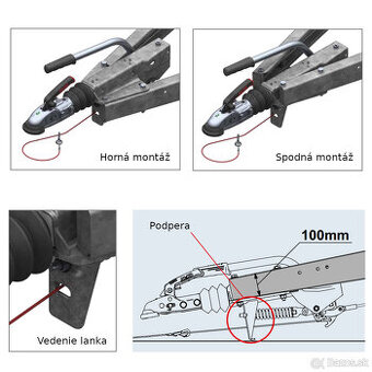 Predám tiahlo - nájazdovú brzdu AL-KO - 3