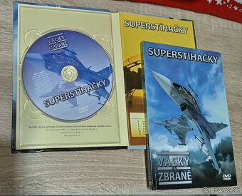 Superstíhačky DVD a knižný sprievodca nové - 3