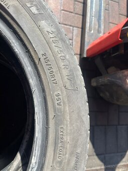 Predám letné pneumatiky 215/50/R17 - 3