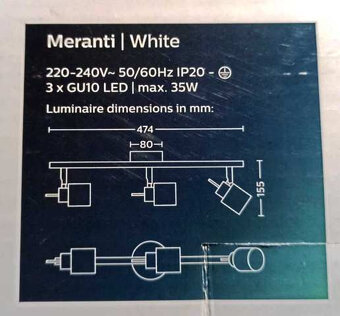 LED - stropné bodové svietidlo Philips - 3