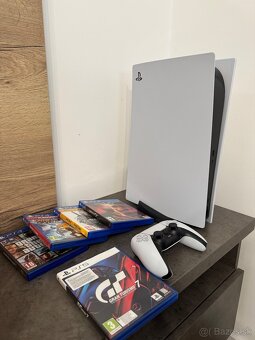 Predám PlayStation 5 s mechanikou + hry – top stav - 3