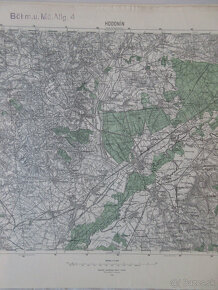 Mapa Skalica, Hodonín, Holič, Kopčany, Kátov r. 1935 - 3