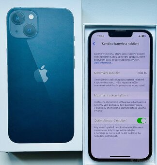 iPhone 13 Midnight BATERIE 100% TOP - 3